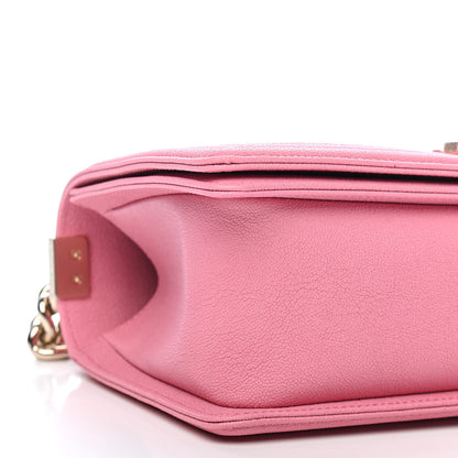 Chanel Caviar Quilted Medium Boy Flap Light Pink 8 of 9