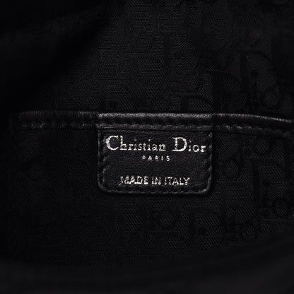 Christian Dior Satin Cannage Lady Dior Convertible Clutch Black 6 of 8