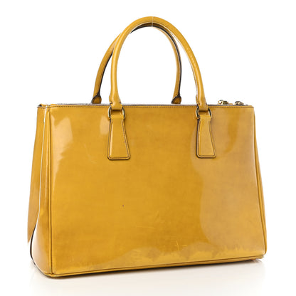 Prada Spazzolato Medium Double Zip Tote Sole Fume 3 of 17