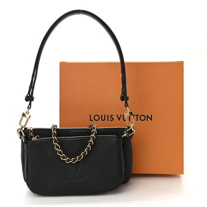 Louis Vuitton Empreinte Monogram Giant Multi Pochette Accessories Black 11 of 11