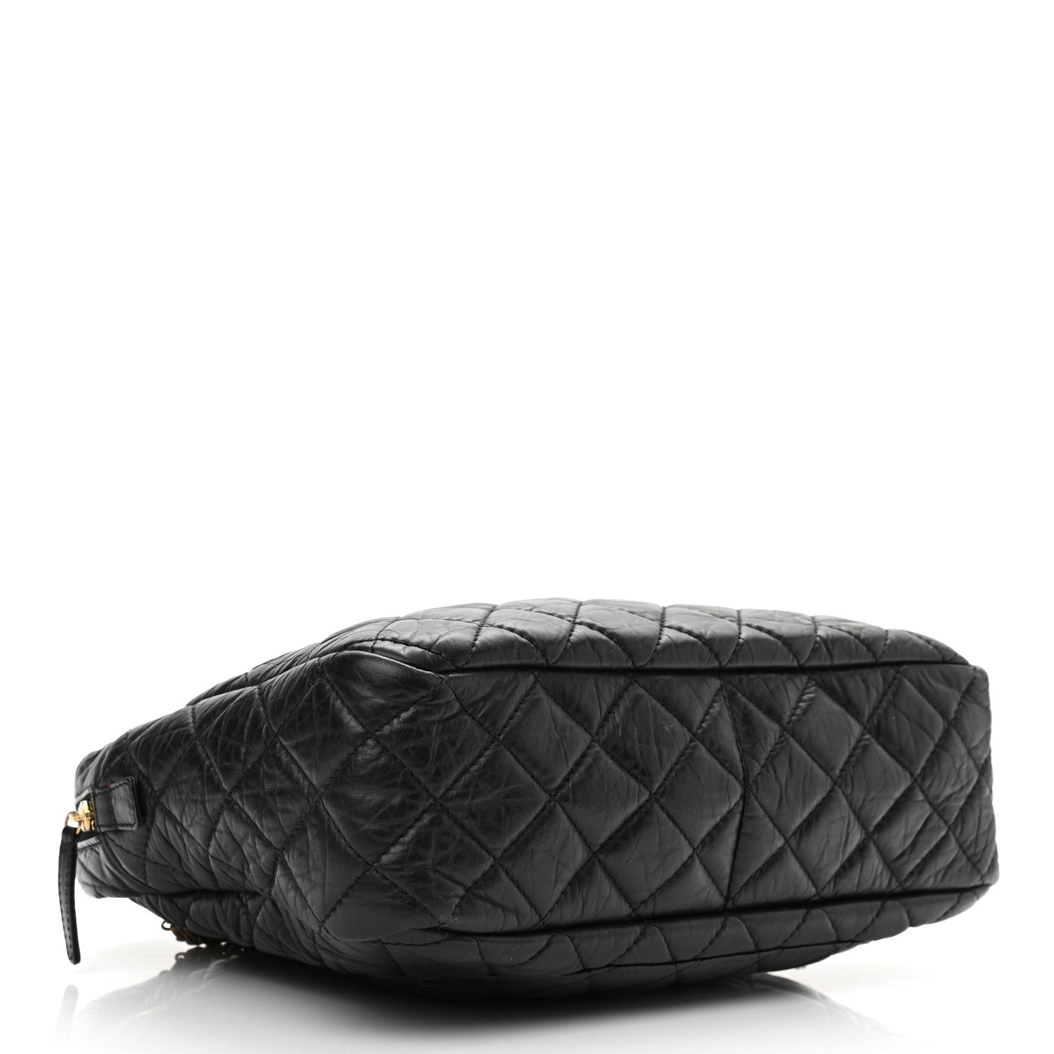 Chanel Aged Calfskin Quilted Large Reissue Camera Case Black 4 of 10