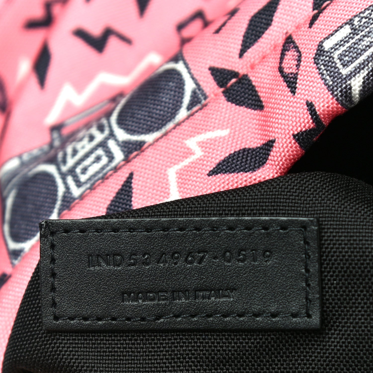 Saint Laurent Canvas Radio Print City Backpack Pink 8 of 11