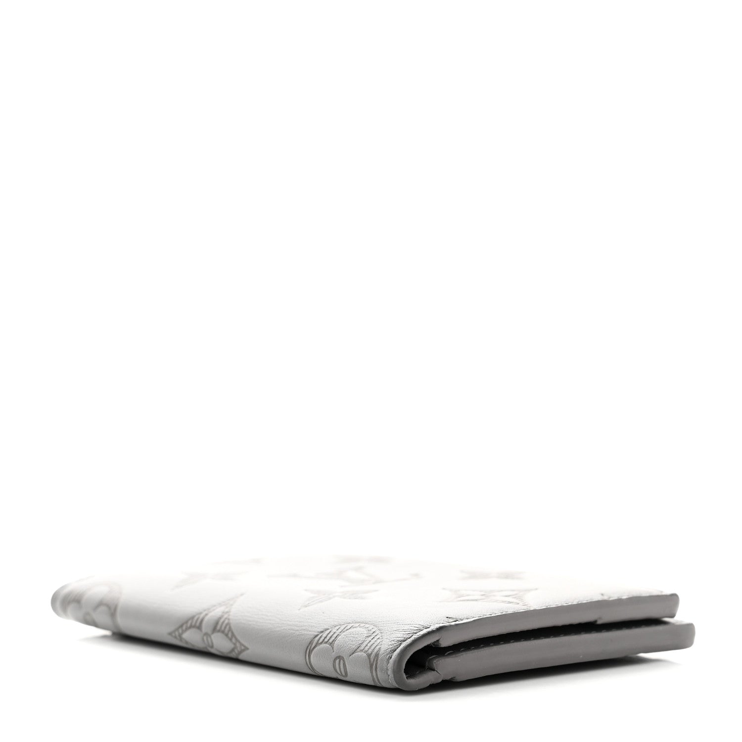 Louis Vuitton Calfskin Monogram Shadow Pocket Organizer Antarctic Grey 4 of 7