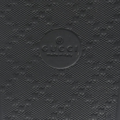 Gucci Rubber GG Monogram Perforated Womens Slide Sandals 37 Black 6 of 10
