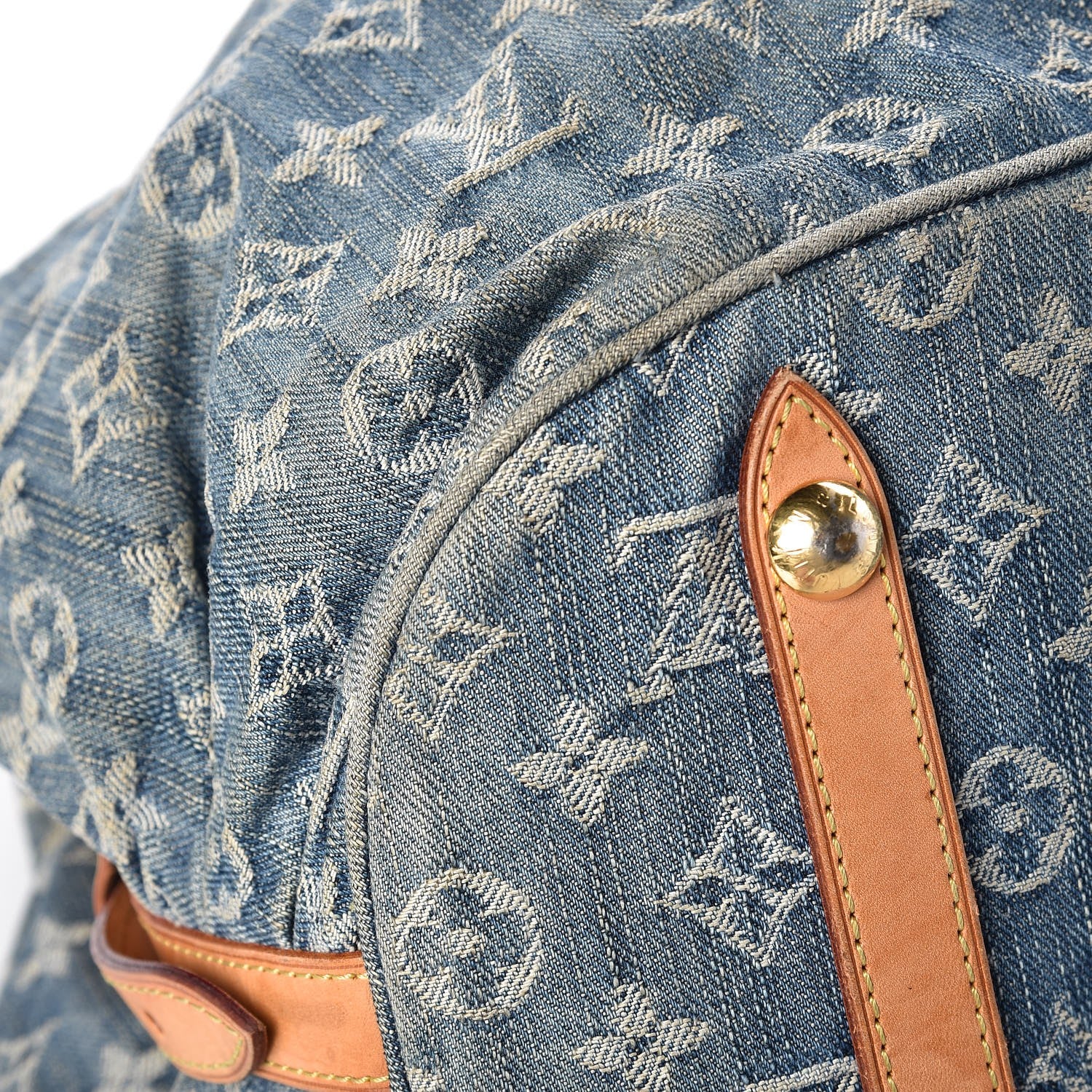 Louis Vuitton Denim Mahina XL Blue 10 of 10