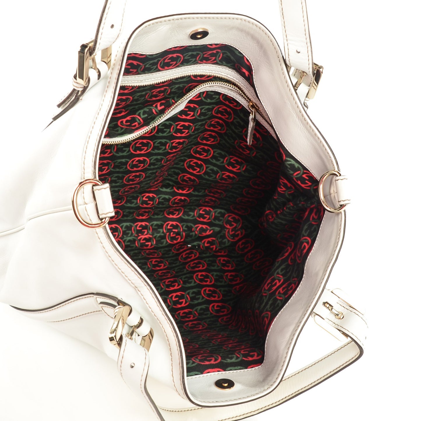 Calfskin Medium Britt Hobo Off White