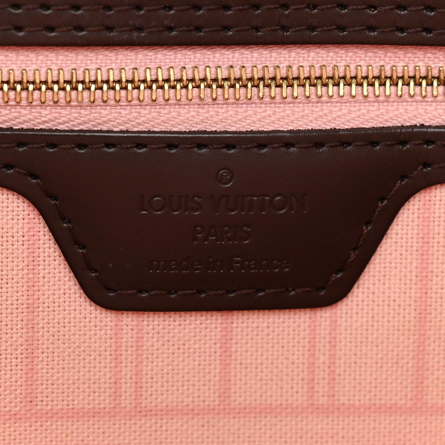 Damier Ebene Neo Neverfull MM Rose Ballerine