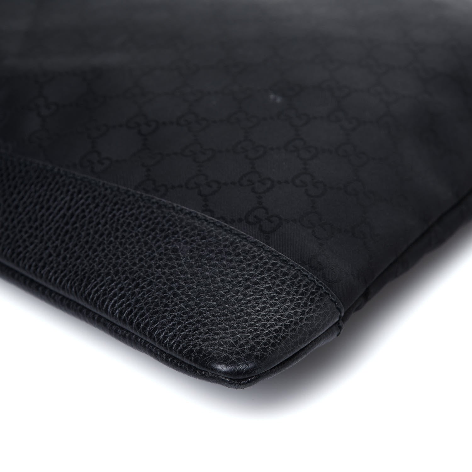 Gucci Nylon Monogram Messenger Bag Black 19 of 23