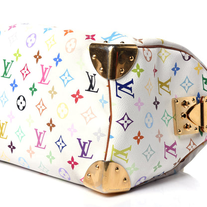 Louis Vuitton Monogram Multicolor Speedy 30 White 12 of 25