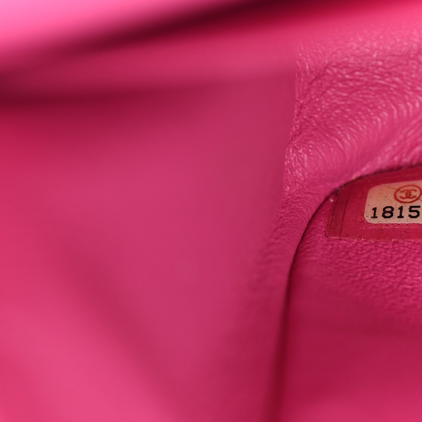 Iridescent Caviar Quilted Medium Double Flap Pink