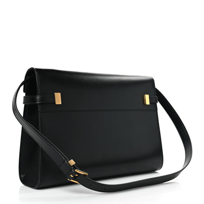 Saint Laurent Smooth Calfskin Manhattan Shoulder Bag Black 3 of 9