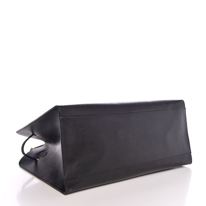 Mansur Gavriel Calfskin Sun Bag Black Blue 5 of 7