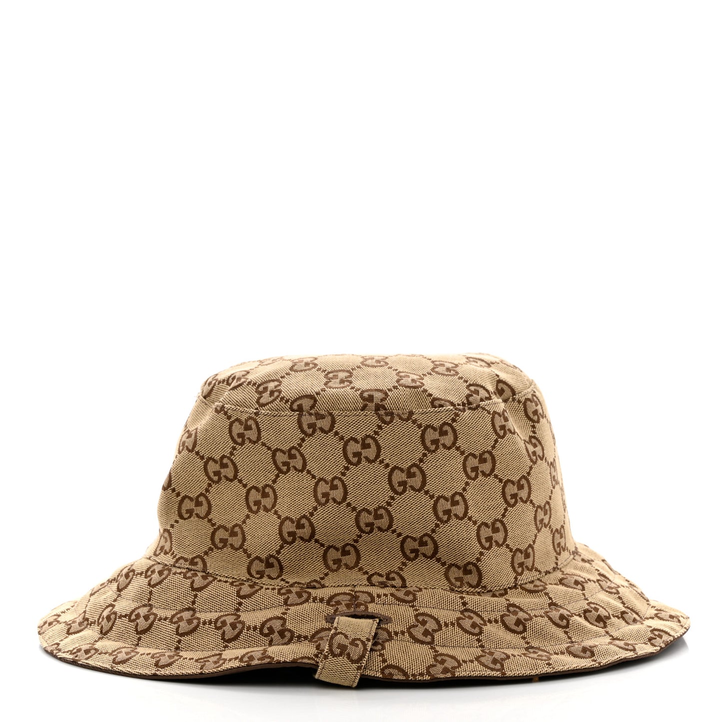 Canvas Monogram Reversible Bucket Hat M Brown
