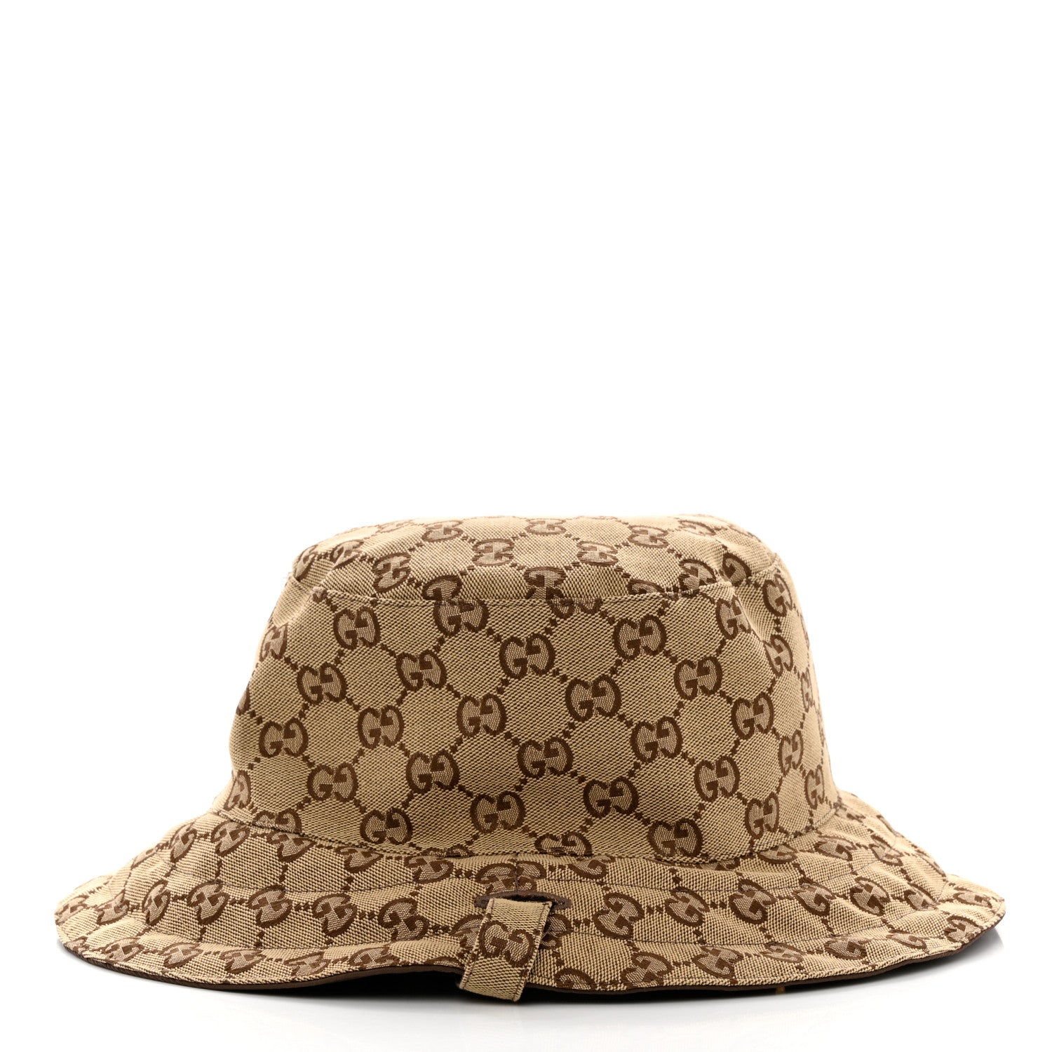 Gucci Canvas Monogram Reversible Bucket Hat M Brown 5 of 13