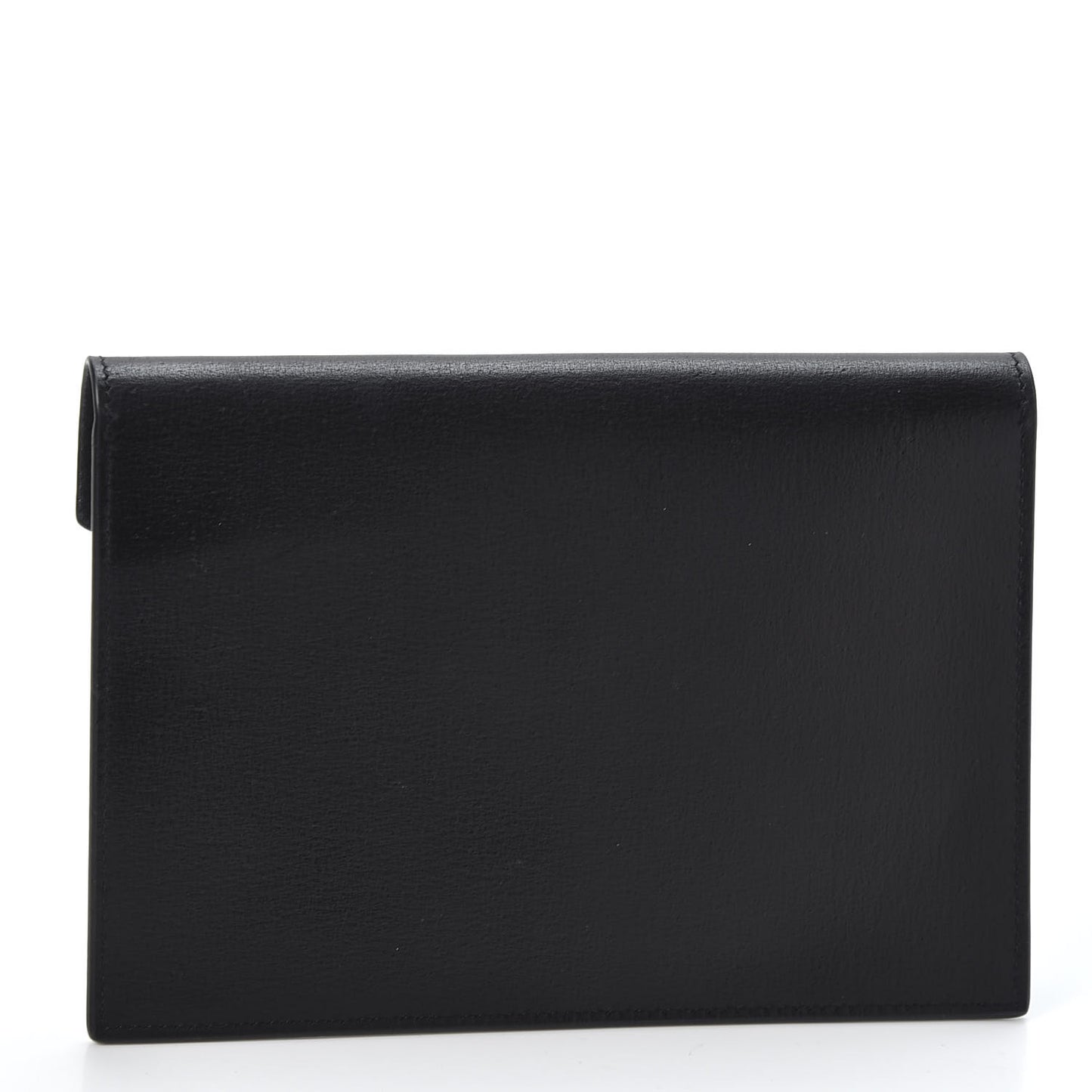 Calfskin Passport Holder Black