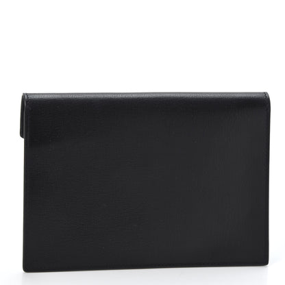 Saint Laurent Calfskin Passport Holder Black 2 of 9