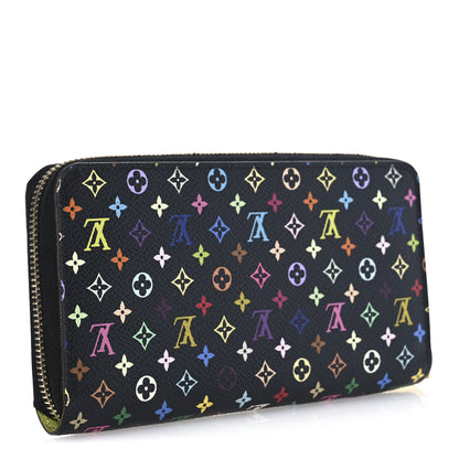 Louis Vuitton Monogram Multicolor Zippy Wallet Black Pistachio 3 of 12