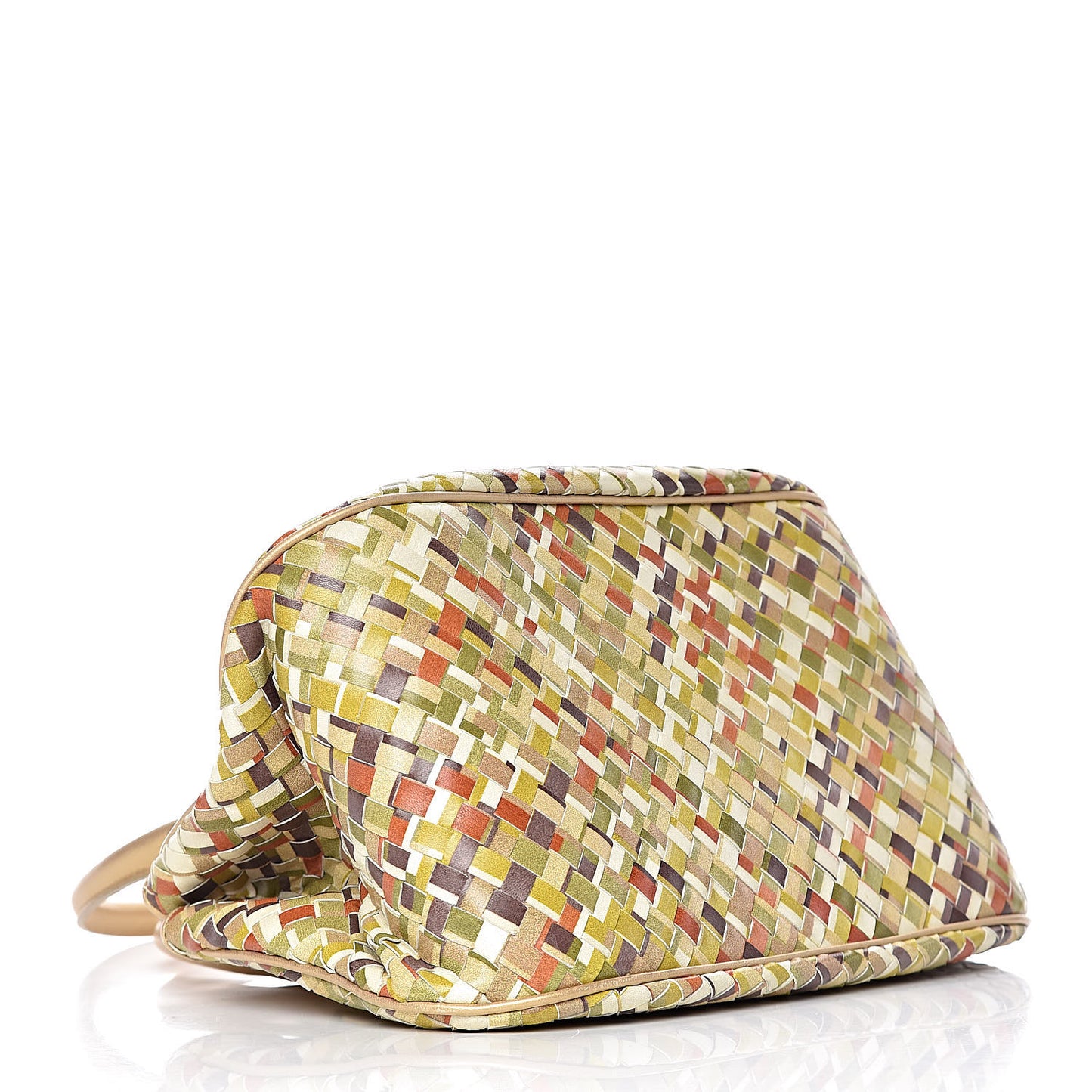 Nappa Intrecciato Satchel Multicolor
