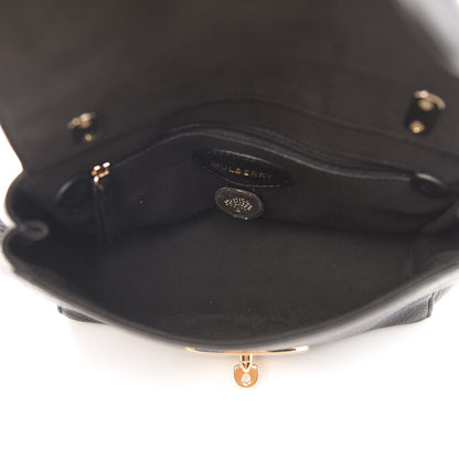 Mulberry Glossy Goatskin Small Lily Flap Black 5 of 9