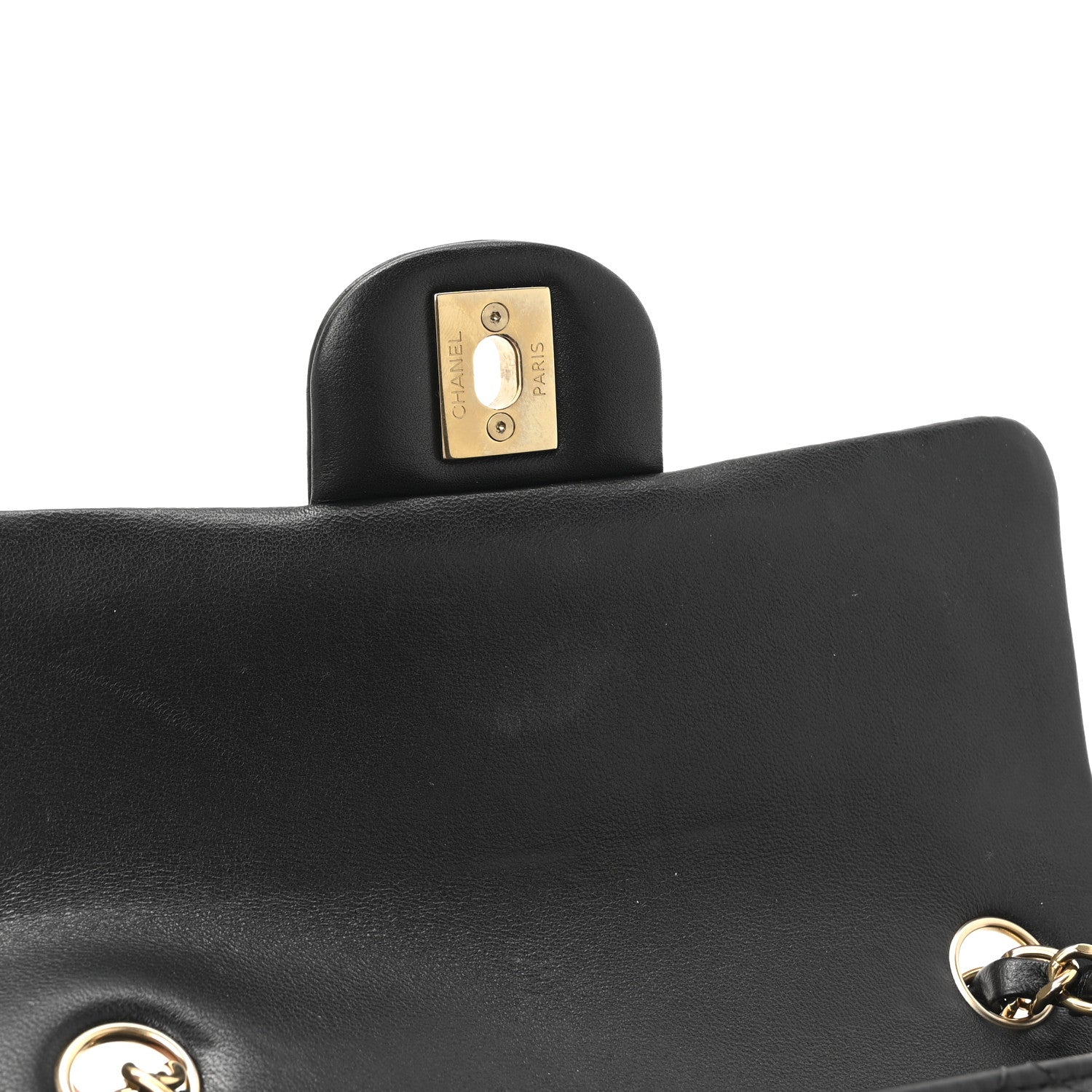 Chanel Lambskin Quilted Mini Rectangular Flap Black 11 of 11