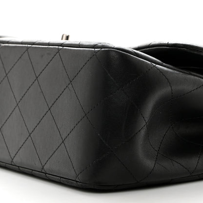 Chanel Lambskin Quilted Jumbo Double Flap Black 10 of 12
