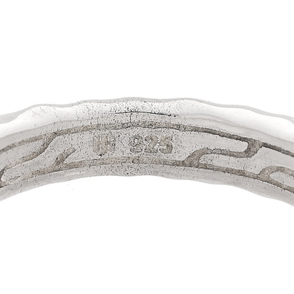 John Hardy Sterling Silver Hammered Band Ring 55 7.25 4 of 4