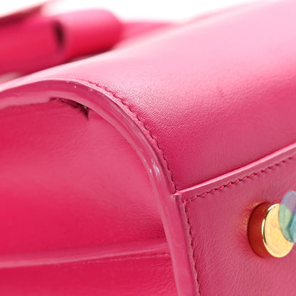 Saint Laurent Calfskin Small Sac De Jour Lipstick Fuchsia 11 of 12
