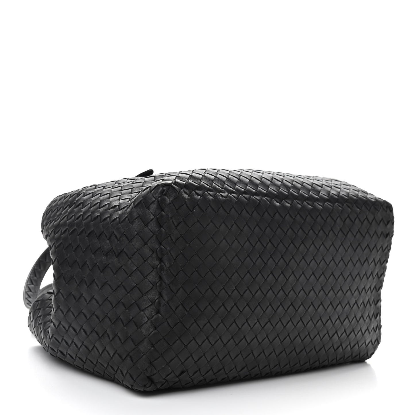Nappa Intrecciato Medium Seamless Tote Black