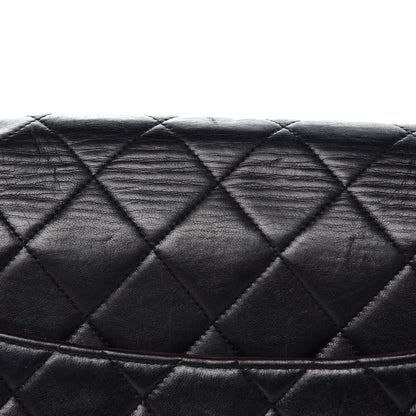 Chanel Lambskin Quilted Jumbo Single Flap Black 11 of 18