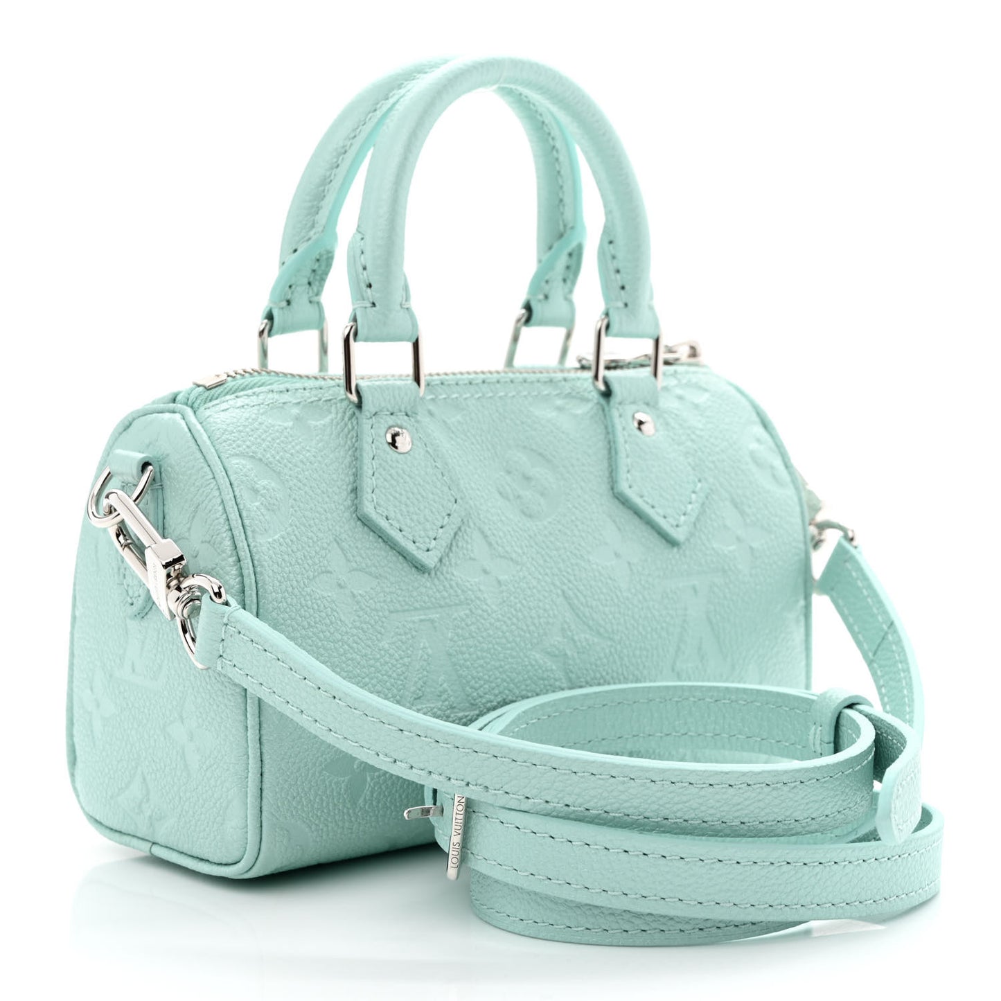 Empreinte Monogram Nano Speedy Pearly Lagoon Turquoise