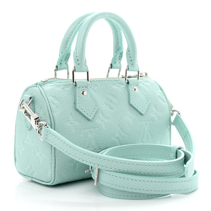 Louis Vuitton Empreinte Monogram Nano Speedy Pearly Lagoon Turquoise 3 of 10