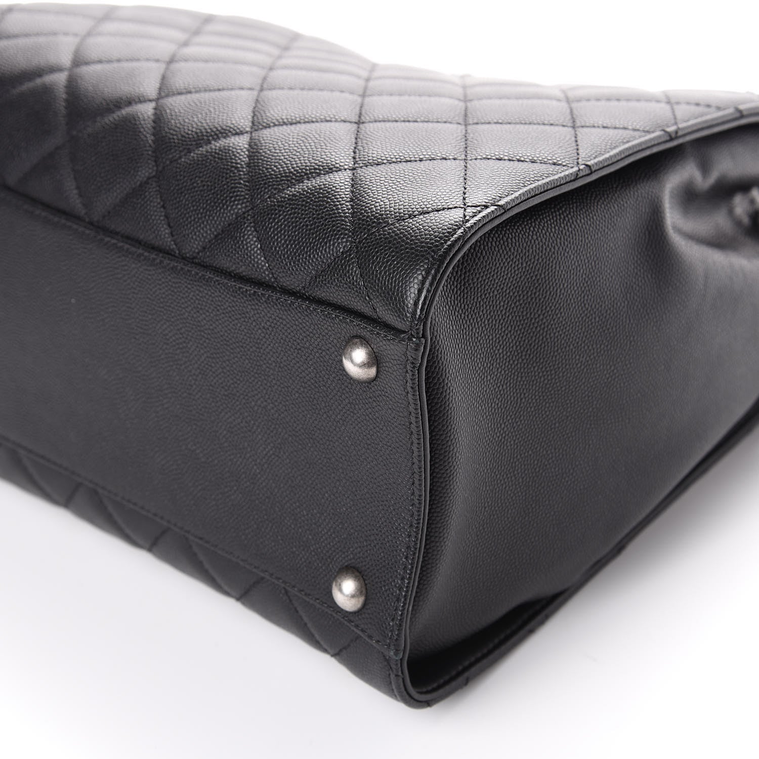 Chanel Caviar Quilted Medium CC Bucket Bag Black 7 of 10