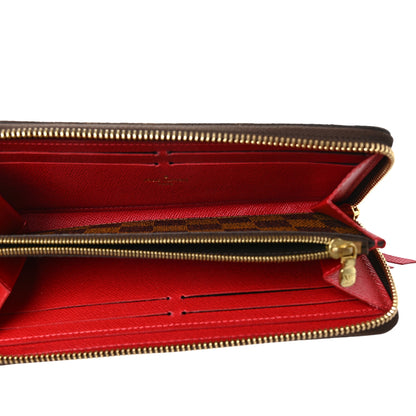 Louis Vuitton Damier Ebene Clemence Wallet Cherry 5 of 8