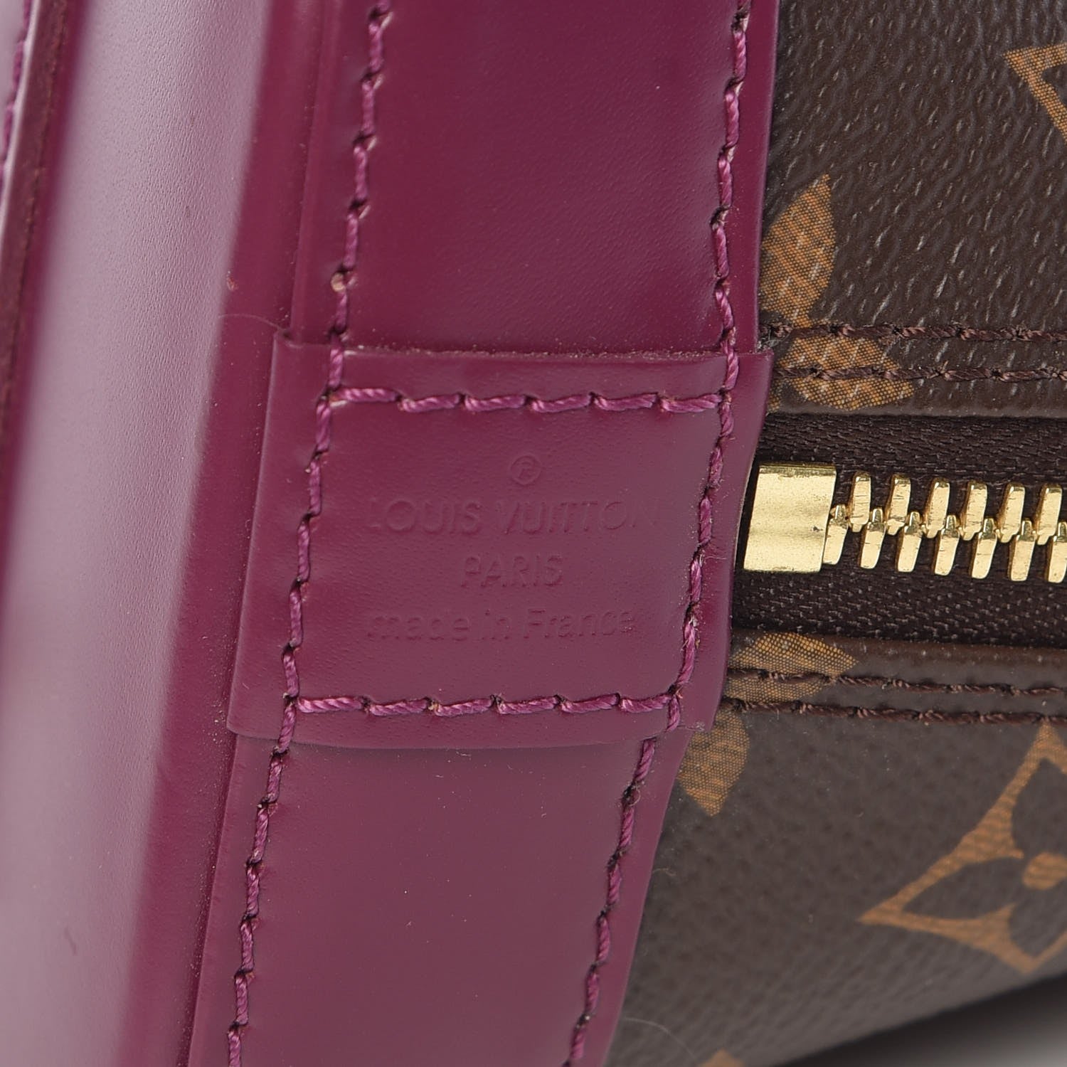 Louis Vuitton Monogram Totem Alma BB Magenta 7 of 8