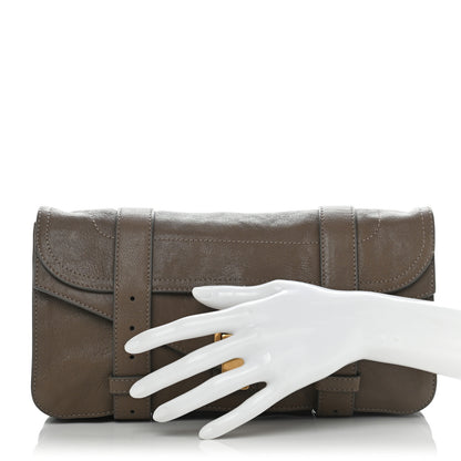 Proenza Schouler Lambskin PS1 Pochette Clutch Smoke 2 of 8