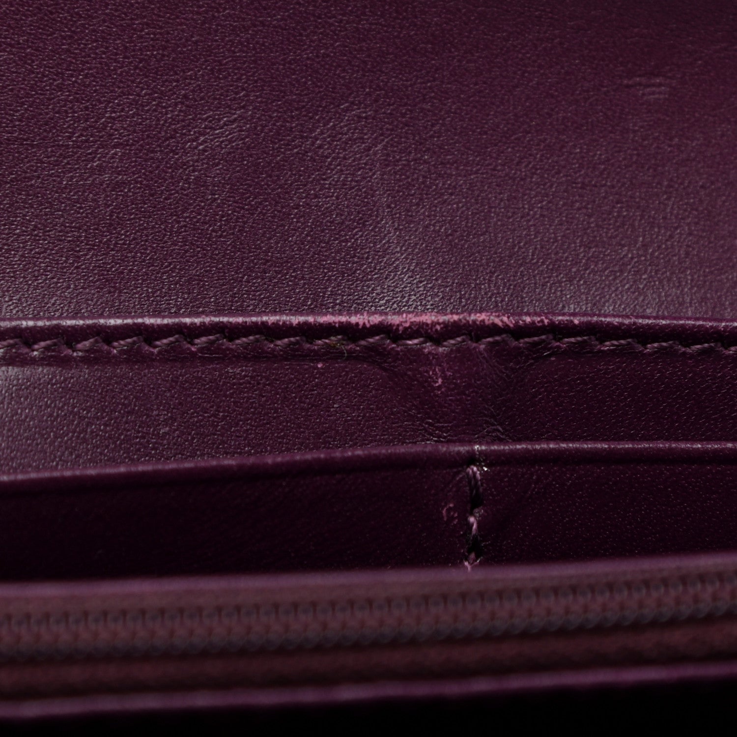 Burberry Haymarket Check Penrose Continental Wallet Burgundy 8 of 10