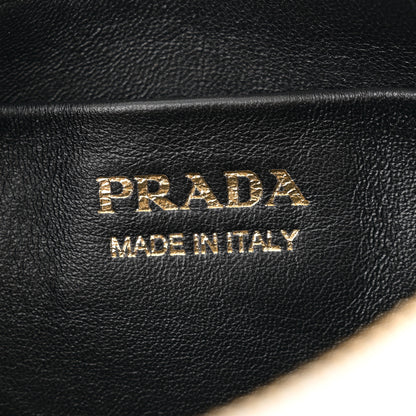 Prada Soft Calfskin Arque Shoulder Bag White 6 of 10