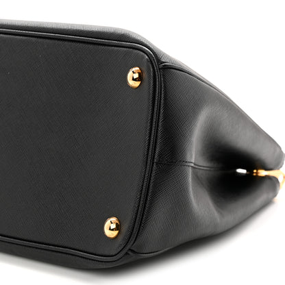 Prada Saffiano Lux Large Galleria Double Zip Tote Black 10 of 10