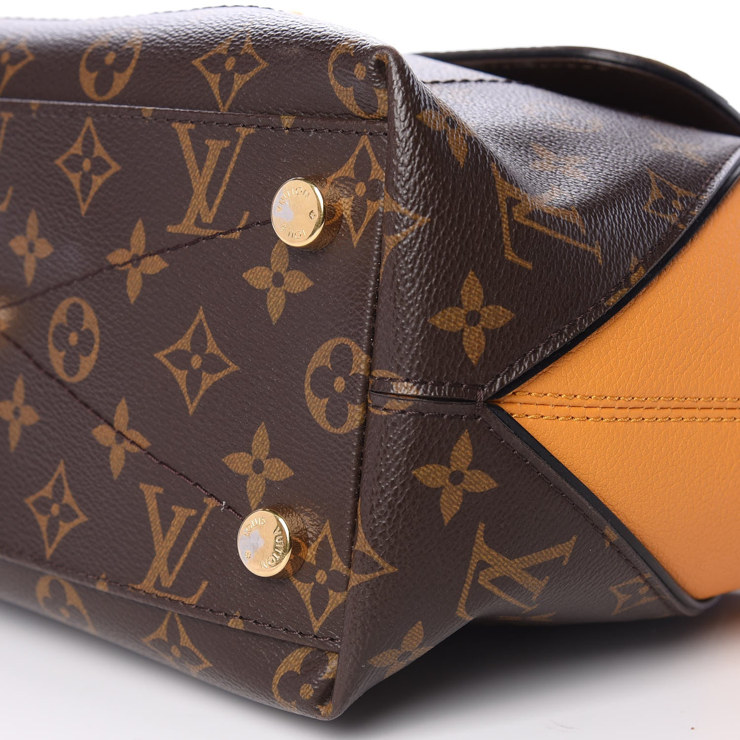 Louis Vuitton Monogram Ostrich Majestueux PM Yellow 6 of 16