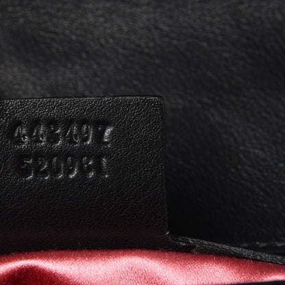 Gucci Velvet Matelasse Small GG Marmont Shoulder Bag Black 8 of 8