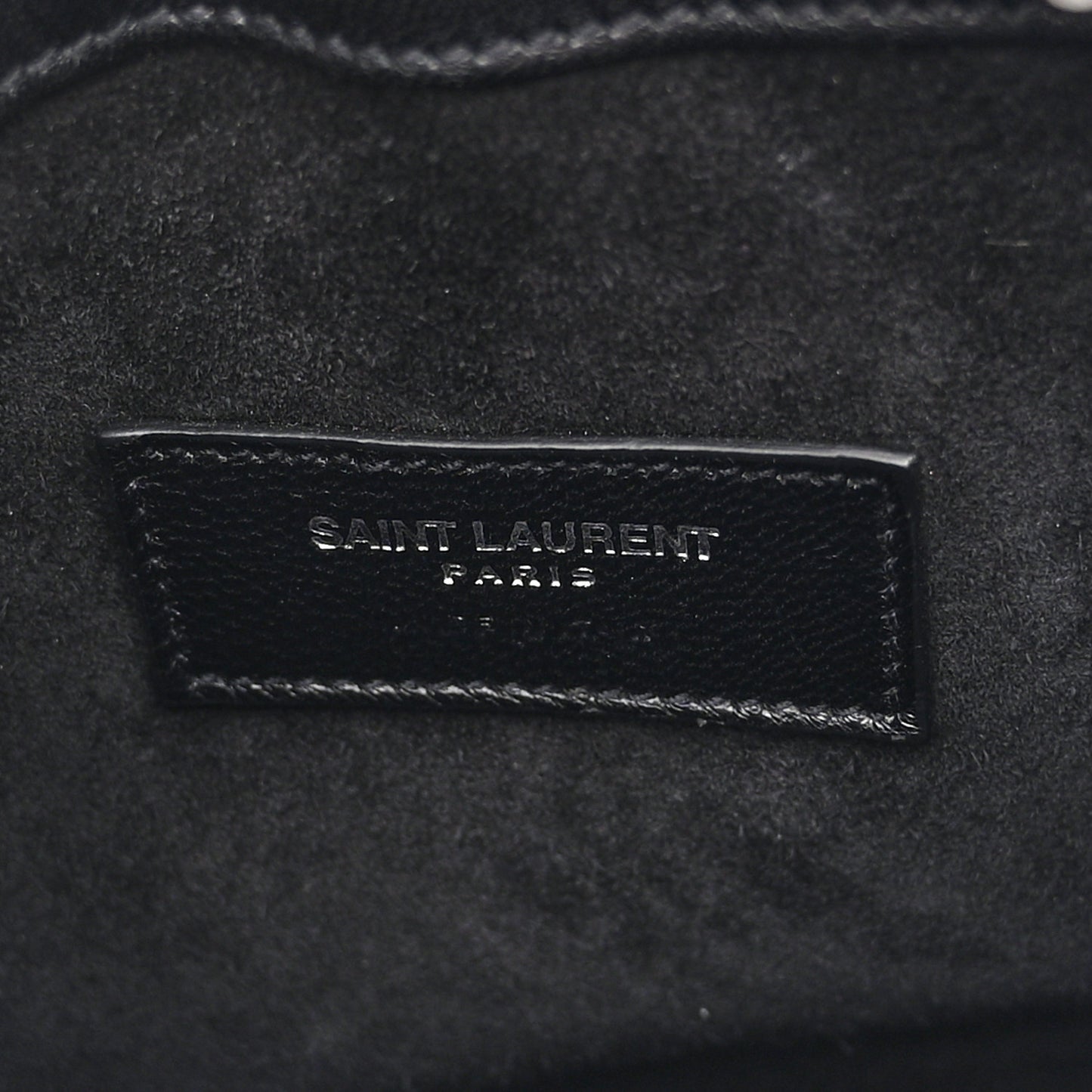Woven Wool Embroidered Baby Emmanuelle Bucket Bag Black