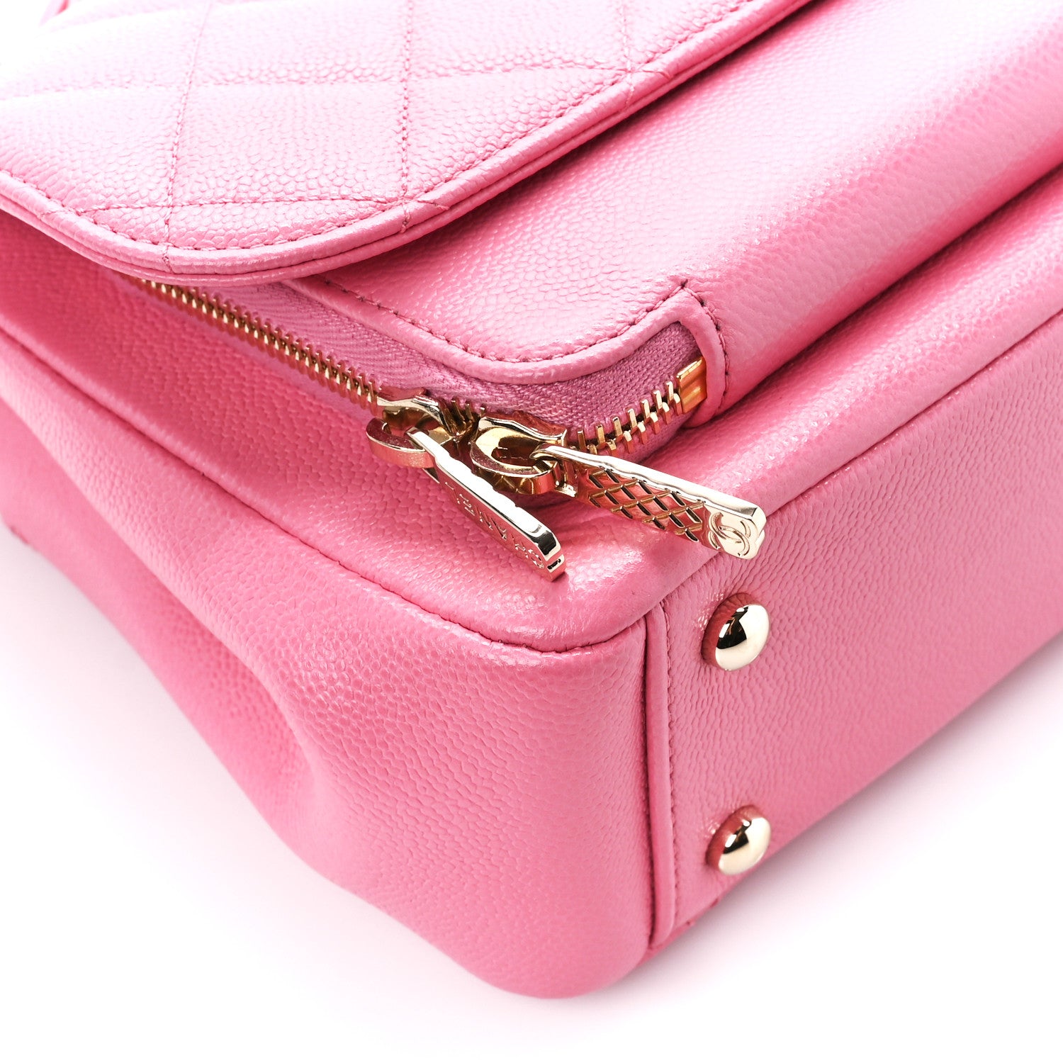 Chanel Caviar Quilted Medium Business Affinity Flap Light Pink 10 of 14