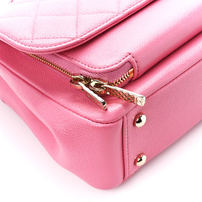 Chanel Caviar Quilted Medium Business Affinity Flap Light Pink 10 of 14