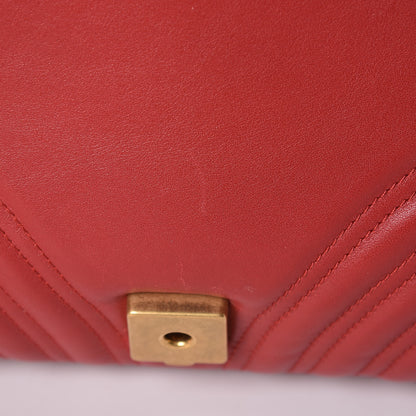 Gucci Calfskin Matelasse Medium GG Marmont Shoulder Bag Hibiscus Red 8 of 14