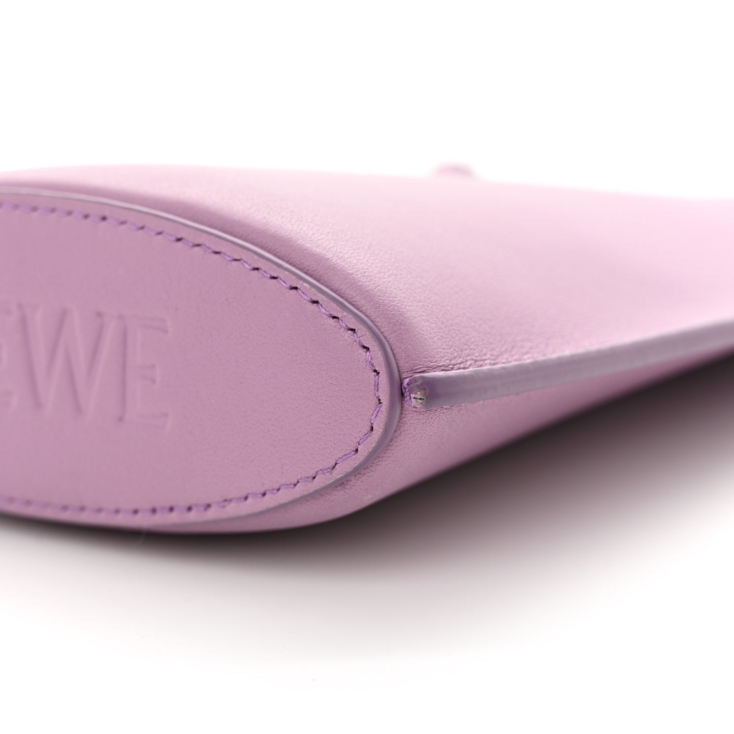 Smooth Calfskin Dice Pocket Purple
