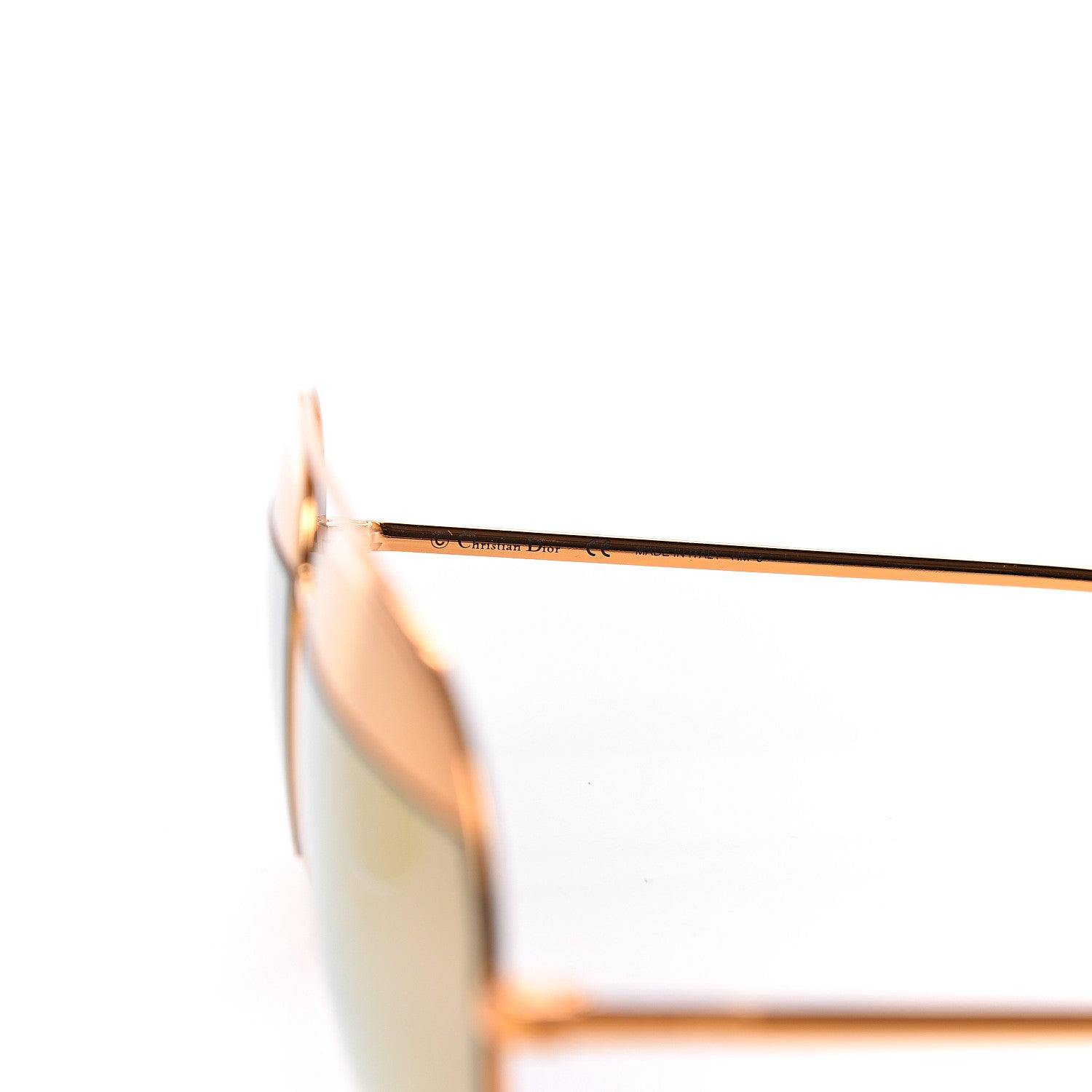 Christian Dior Split 1 Aviator Sunglasses Gold 6 of 8