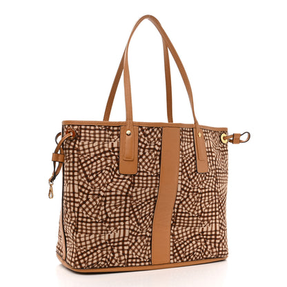 MCM Visetos Medium Liz Reversible Shopper Tote Cognac 5 of 16