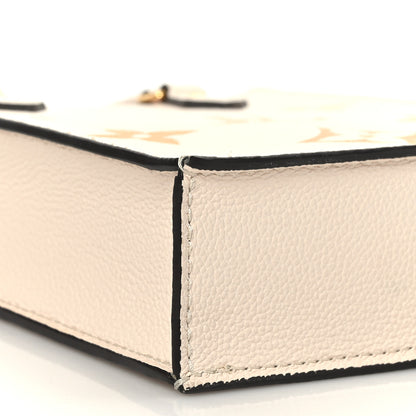 Louis Vuitton Empreinte Monogram Giant By The Pool Petit Sac Plat Cream Saffron 7 of 10