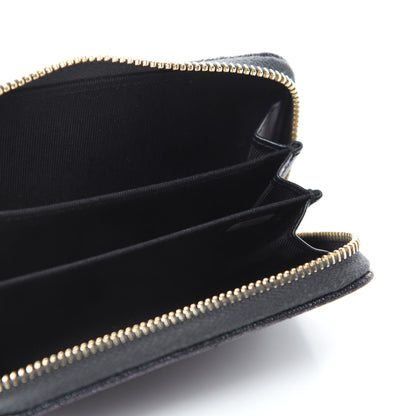Chanel Iridescent Caviar Quilted Zip Coin Purse Black 5 of 8