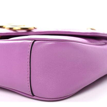 Gucci Calfskin Matelasse Mini GG Marmont Shoulder Bag Candy Mousse 10 of 12